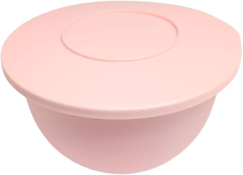 Tupperware Junge Welle Schüssel mit Deckel Servierschüssel Servieren rose 2,5 Liter