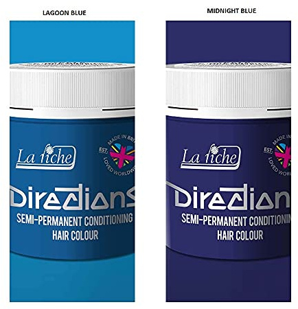 La Riche Directions Haarfarben Set aus 1x Lagoon Blue und 1x Midnight Blue