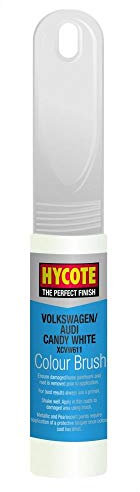 Hycote Brush and Scratch Repair Nib Touch Up Paint, Volkswagen Candy White, 12.5 ml