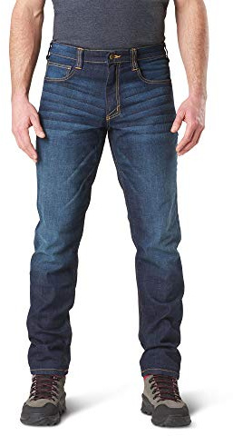 5.11 - Jean Defender-Flex Slim - Robustes - Flexible pour activités Professionnelles ou de Loisirs - idéal au Barbecue, au dîner Entre Amis comme sur Le Terrain