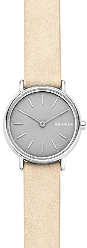 SKAGEN Damen Analog Quarz Uhr mit Leder Armband SKW2696