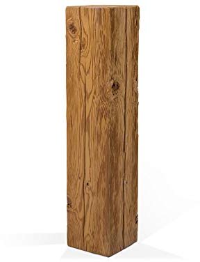 moebel-eins CURBY Blumensäule in rustikaler Altholzoptik, Fichte massiv