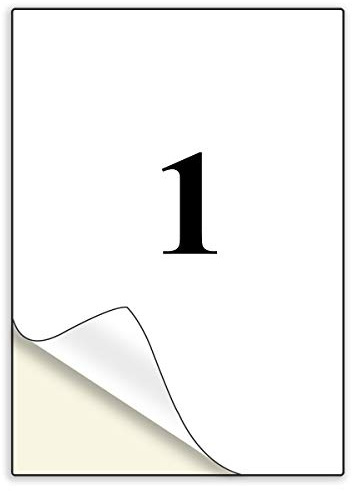 A4 Shipping Labels 100 Sheet 1 per Sheet 210 x 297 mm