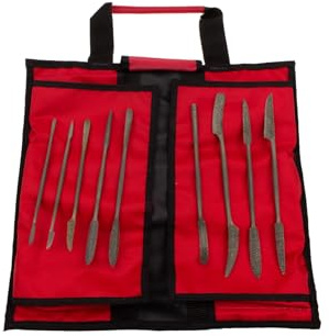 Stubai Set di raspe scanalate, 9 pezzi, S538520 (set da intaglio, raspa scanalata, strumento per intaglio per legno