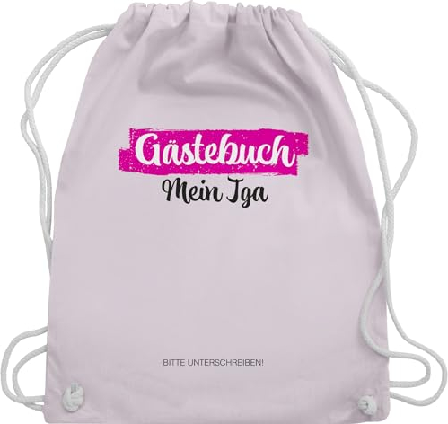 Turnbeutel Rucksack - Junggesellenabschied Frauen - JGA Gästebuch I Gästeliste Unterschreiben - Unisize - Pastell Rosa - goodie bag polter rucksäcke jungesellenabschied junggesellinnenabschied