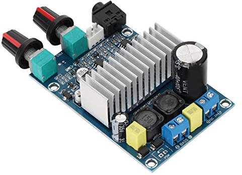 Digital Power Amplifier Board, Sound Amp Board Module Digital Amplifier Board 100W Bass Output Subwoofer Amp Module for DIY Speaker 12‑24V
