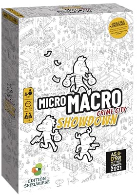 Micro Macro Showdown, enquêtes et déduction, 1-4 joueurs 10+