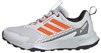 Adidas Womens Terrex Tracefinder 2 Trail Running, Dash Grey/Semi Impact Orange/Solid Grey, 8.5