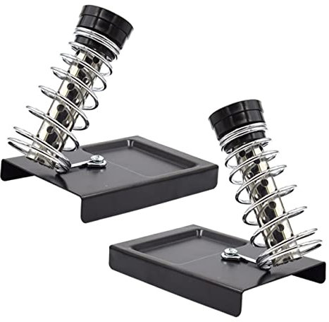 KITANDOVE Elegant Soldering Iron Stand Fixed Base Spring Support for Diverse Iron Sizes