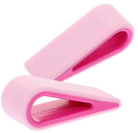 BELLIFFY 2pcs Adjustable Laptop Stand and Cooling Radiator Heightening Bracket for Notebook Computers, Rosy Pink, Compatible for Desk Use and Enhanced Heat Dissipation