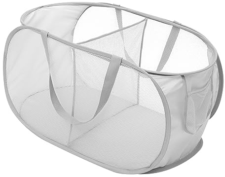 Vaguelly Pieghevole Per Biancheria Sporca Della Biancheria in Rete Per Vestiti e Giocattoli