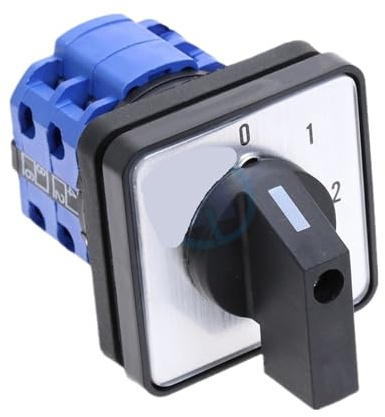 Interrupteur à came rotatif universel à montage sur panneau, 3 positions 0-1-2, LW26-20, 20 A