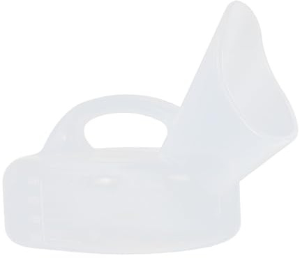 DECORNIJIA 2 Stück Tragbare Urinflasche 1000ml Großes Fassungsvermögen Kunststoff Ohne Deckel Ergonomisches Urinal Für Senioren Krankenhaus Reise