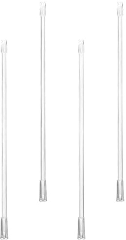 HOLIDYOYO Bacchette per Tende Verticali Leggere e Facili da Usare 4 Pezzi in Fibra di Vetro per Accessori Tende da Interno e Bastoncini per Finestre Casa