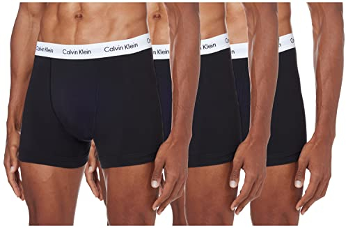 Calvin Klein Men’s 3 Pack Trunks, Black (Black), M