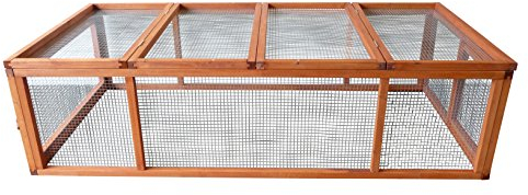 point-zoo Kleintierstall Hasenstall Freigehege 181x90x48,5cm