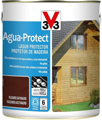 V33 - Protector decorativo agua protect palisandro 2,5l