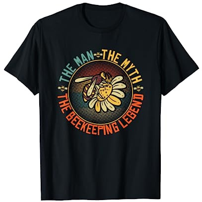 Man Myth Beekeeping Legend | Funny Dad Beekeeper Gift T-Shirt