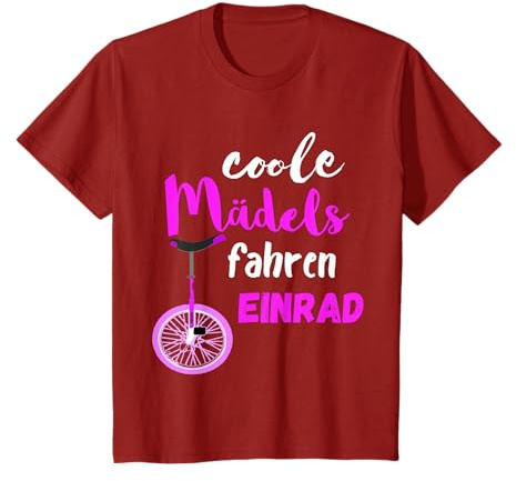 Coole Unicycle Radsport Balance Damen Einrad-Fahrerin-Zirkus-Balancieren T-Shirt Schwarz S