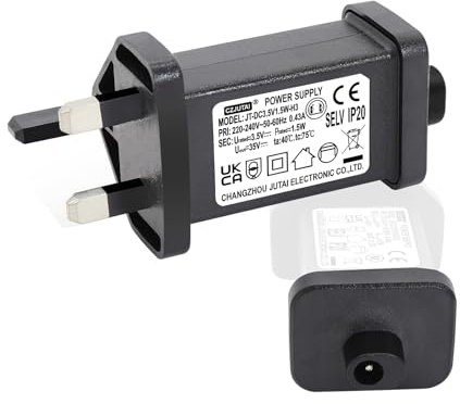 CubePlug 3.5V 1.5W Replacement Power Supply,String Lights Indoor-Outdoor Power Adapter for CZJUTAI JT-DC3.5V1.5W /1.35W-IP20 Christmas Lighting [V115]