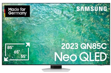 Samsung Neo QLED 4K QN85C 75 Zoll Fernseher (GQ75QN85CATXZG, Deutsches Modell), Neo Quantum HDR, Neural Quantum Prozessor 4K, Dolby Atmos, Smart TV [2023]