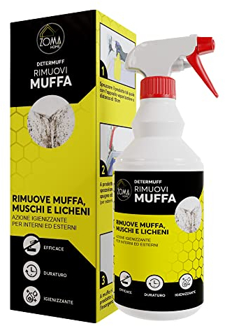 ZOMAHOME Spray Antimuffa per Muri Interni ad azione prolungata, Antimuffa spray Universale Ideale Anche Come Antimuffa per Armadio - 750ml