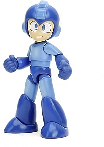 Jada Toys Figur MEGA Man (11,5 cm) - bewegliche Sammel- und Actionfigur aus der Videospiel-Serie Megaman, mit alternativem Kopf, Händen und Zubehör, für Fans & Sammler ab 13 Jahre