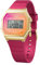 ICE-WATCH - Ice Digit Retro Fuschia Sunkissed - Rosa Damenuhr mit Plastikarmband - 022719 (Small)