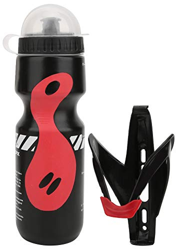 Bike Water Bottle Holder, Water Bottle Holder for Bike, Mountain Bike Water Bottle Cage Support Carbon Fiber Texture V Shape Kettle Stand Set Bike Accessory (Water Bottle cage)