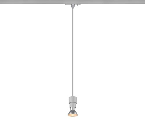 SLV PURI 2.0 Basic, 1~ Pendelleuchte, GU10, Pendellänge 200 cm, 1x max. 6 W, grau