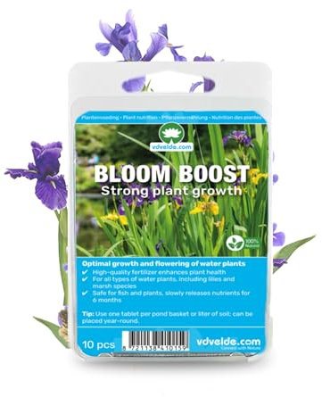 vdvelde.com - Waterlily Füttern - - Anwendung: 1 Tab pro 1 L Erde - Füttern für 6 Monate - Geeignet für Seerosen