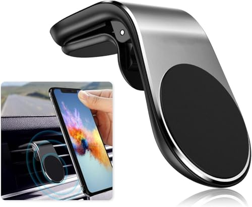 Zhhuoc Black Universal Phone Holder Clip Car Air Vent Magnetic Mount Holder Bracket for Cell Phone GPS Suporte Celular Car Phone Holder, Cell Phone Automobile Cradles, Accessories