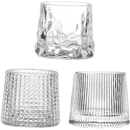 Cabilock Copas Whisky y Vino Cristal Durabilidad Diseño Estabilidad No Tóxico Salud Interior y Exterior Acampar Viaje