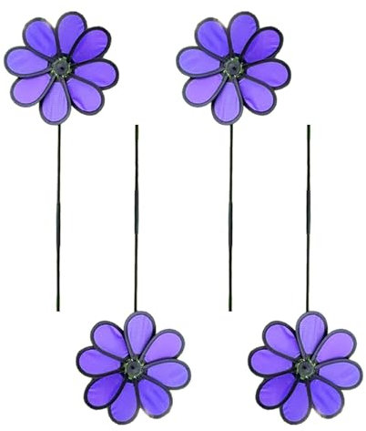 4PCS Ruota Mulino A Vento Decori Esterni Dispositivi di Spavento Degli Uccelli Rotanti Dispositivi Per La