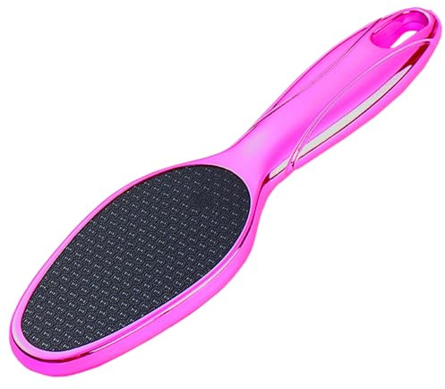 Dryxog Nano Glas Hornhautentferner Sanfte Fußpflege mit Langgriff Hornhauthobel Fuss Hornhautfeile Nasse Trockene Entfernt Fußraspel Harte Abgestorbene Haut Sichere Tragbare Fußfeile (Rosa)