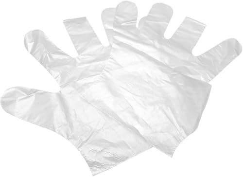 TUKRPQMRI Lot de 2000 gants jetables en polyéthylène fin, sans odeur, for cuisine, restaurant, industriel, utilitaire, 4717