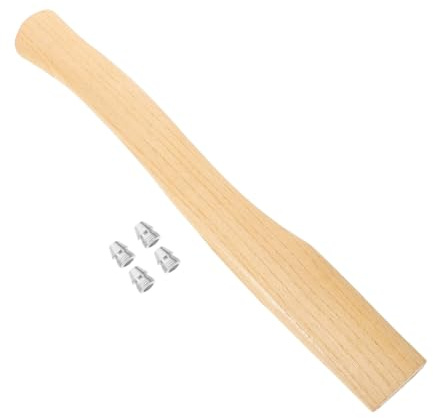 DIYEAH Poignée de Remplacement Bois Naturel pour Hache Courte Manche Résistant et Pratique pour Outils de Travail Du Bois et Jardinage
