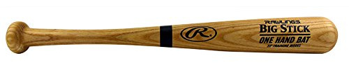 Rawlings | BIG STICK One Hand Training Bat | Baseball / Softball | 22” Pro Grade Ash