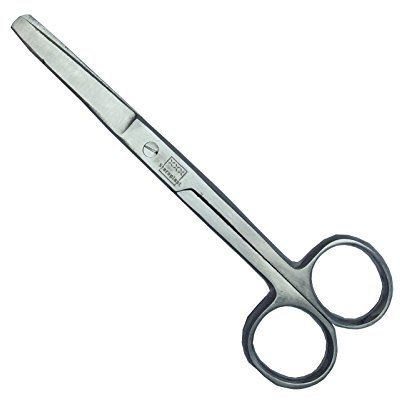 Steroplast Paire de ciseaux médicaux en acier inoxydable à pointe émoussée pour kit de premiers secours