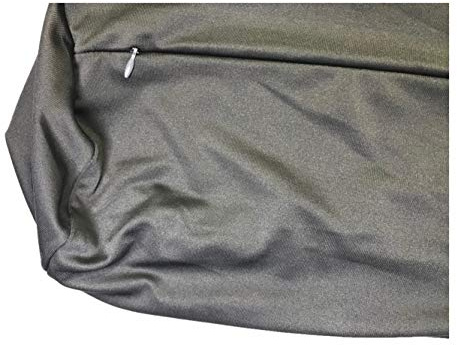 Bookishbunny Extra Cover for Micro Bead Bolster Tube Zipper Cover Pillow (Gray)