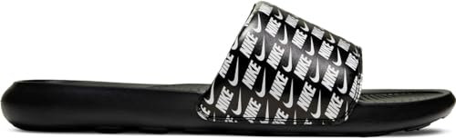 NIKE Victori One Slide Print Slipper Black/White-Black 13