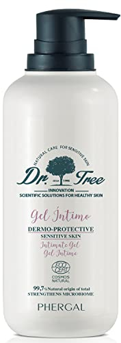 Dr. Tree | Gel intime dermoprotecteur hypoallergénique | Hygiène et hydratation ECO | Renforce le microbiome de votre peau, restaure la flore, élimine les odeurs et apaise les démangeaisons | 400 ml