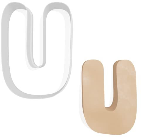 Emporte-pièce Lettre U - 3 tailles