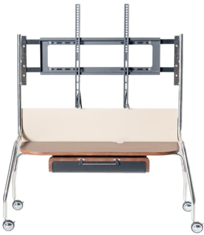 Soporte TV Soporte Televisores Soporte Rodante Para TV, Carrito Para TV Móvil Con Ruedas, Soporte Para TV De 55 A 85 Pulgadas, Soporte Para Carrito De TV Con Estante De Almacenamiento Soporte TV Pie (