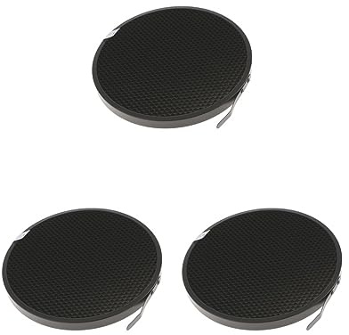 Lot de 3 grilles en nid d'abeille à 40 degrés pour réflecteur diffuseur diffuseur abat-jour plat 17,8 cm
