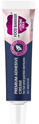 Colla per protesi dentale termoplastica, 40 g di crema adesiva per protesi, adesivo a lunga durata e sicuro, ideale per donne, uomini e adulti