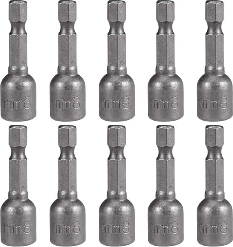 Ruikcoll Imanes de vaso hexagonal, juego de vasos magnéticos de 8 mm, 10 piezas