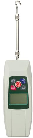 YQVEOT Medidor de Fuerza Digital, Medidor de Fuerza Digital de Alta precisión 500N 50kg 110bf 1800Oz medidor de Carga comprimida de Empuje y tracción medidor de Fuerza Digital