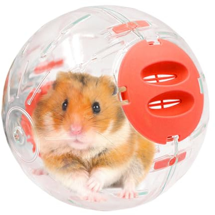 Riaisttd Roue pour Hamster,Balle Transparente pour Petits Rongeurs - Fournitures pour Petits Animaux pour Jeu Intérieur Et Extérieur pour Chinchilla Cochon d'Inde Furet Gerbille Et Activité