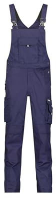 DASSY® Ventura Arbeitslatzhose mit Kniepolstertaschen - Größe 64 - DUNKELBLAU